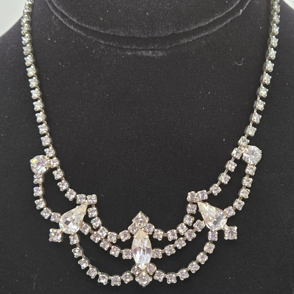 La Rel Necklace & Bracelet Vintage Rhinestones